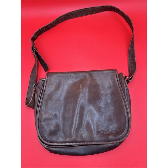 VTG ELLINGTON Rucksack Heavy Duty Leather Messenger Saddle Shoulder Bag - Picture 1 of 9